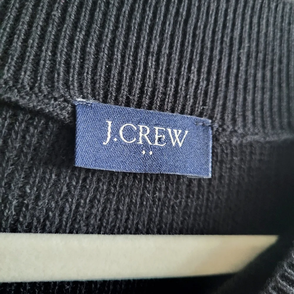 J.Crew Pullover Stripe Poncho Black /‎ White